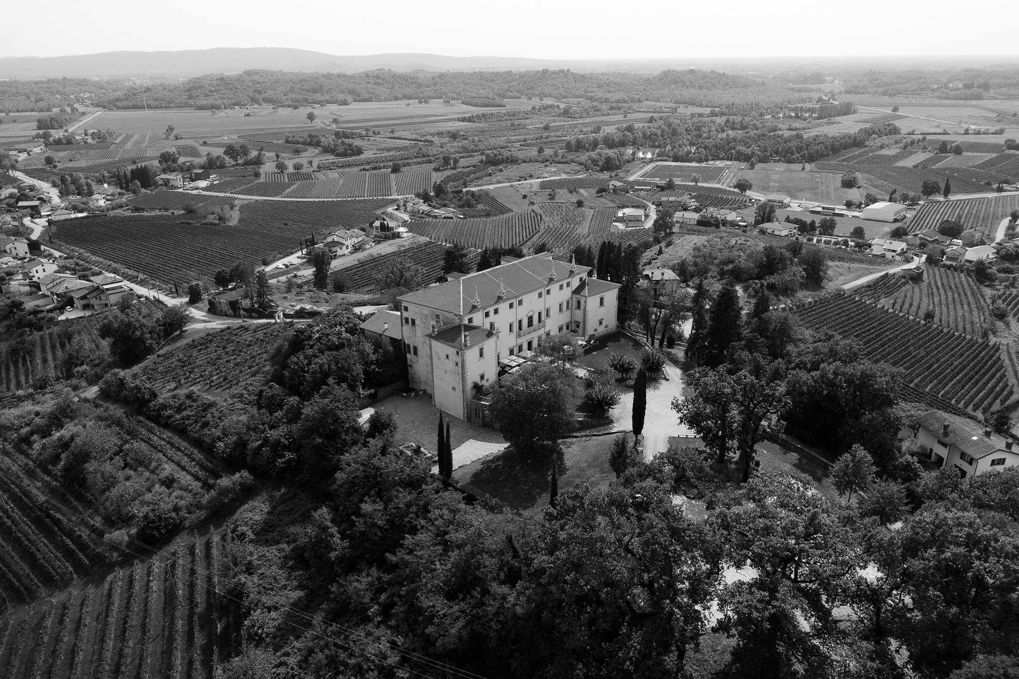 Vila Vipolže iz zraka